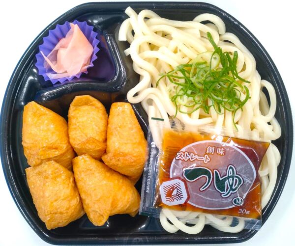 冷やしうどんといなりの満腹セット